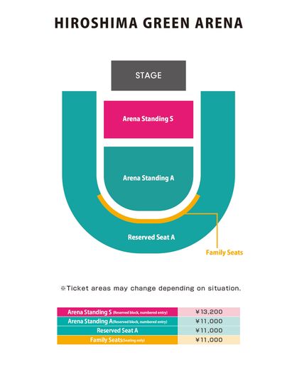 HIROSHIMA GREEN ARENA seating chart