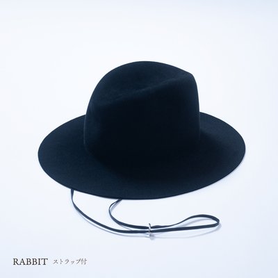 RABBIT HAT with strap